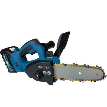 Fierăstrău cu lanț fără fir WerkBull 38V, 10Ah – cu 2 lanțuri și ungere automată