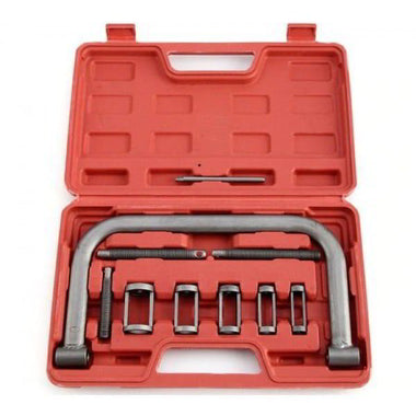 Set universal compresor arcuri supape – 10 piese, cu adaptoare și cutie de depozitare