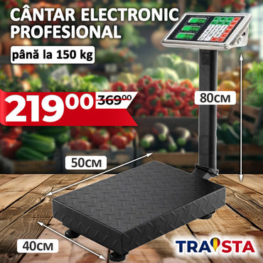 Cântar electronic profesional până la 150 kg