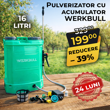 Pulverizator electric cu acumulator WerkBull 16L