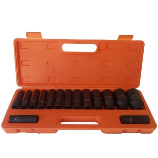 Set german de tubulare cu impact 1/2" – 15 piese Stahlmayer