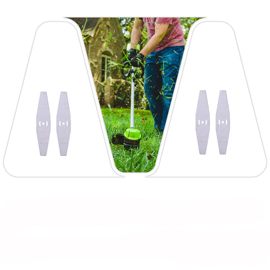 Set 2 bucăți – Cuțit metalic pentru trimmer cu acumulator