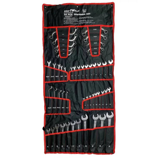 Set Profesional Chei Combinate 50 Piese – KraftWelle