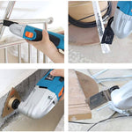 Polizor unghiular electric german 125 mm, 1200W + Set adaptor multifuncțional oscilant pentru polizor unghiular