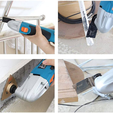 Polizor unghiular electric german 125 mm, 1200W + Set adaptor multifuncțional oscilant pentru polizor unghiular