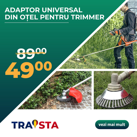 Perie / Dispozitiv universal din oțel pentru trimmer de iarbă WerkBull Germany