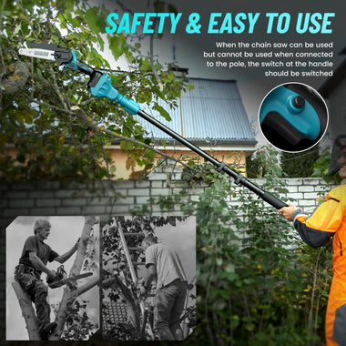 Braț telescopic pentru fierăstrău cu lanț cu acumulator WerkBull