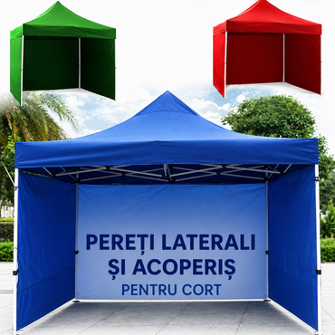 Pereți laterali și acoperiș pentru cort 3 × 3 metri