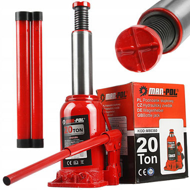 Cric Hidraulic Tip Butelie 20 Tone Mar-Pol POLISH