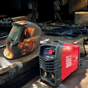 Invertor de sudură WerkBull Germany® 400A + mască solară cadou + accesorii