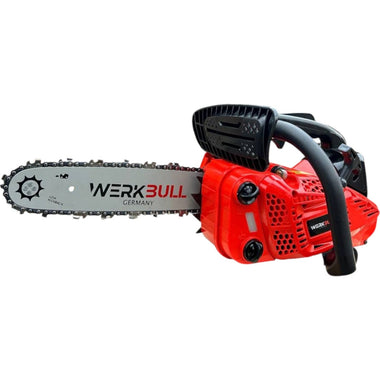 Drujbă benzinară profesională WerkBull Germania – lamă 30 cm + 2 lanțuri