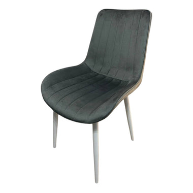 Scaun de dining „Aria” – gri închis