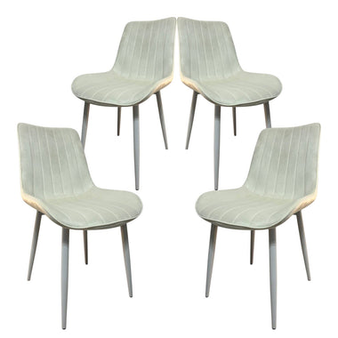 Set de 4 scaune de dining „Aria” – alb lăptos