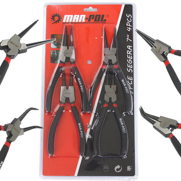 Set Clești Seger 4 Piese 180 mm Mar-Pol Poland®