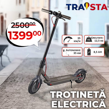 Trotinetă electrică WerkBull – Viteză 35 km/h, Autonomie până la 35 km cu o singură încărcare