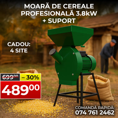 Moară profesională de furaje WerkBull Germany 3.8 kW