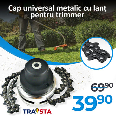 Cap universal metalic cu lanț WerkBull pentru trimmer