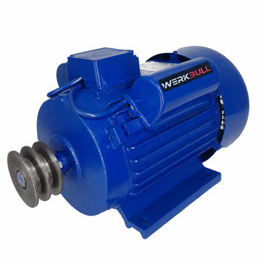 Motor Electric Monofazat WerkBull 4kW – 3000 rpm + Puliă inclusă