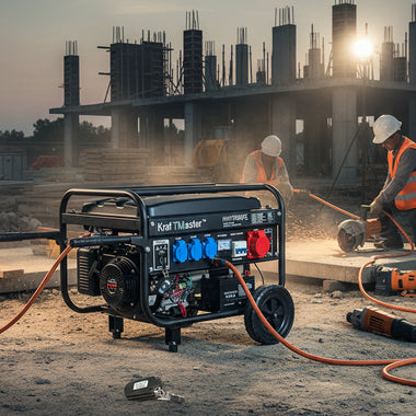 Generator de benzină KRAFTMASTER 7.5kW 220V/380V/12V AVR | Alimentare de Urgență