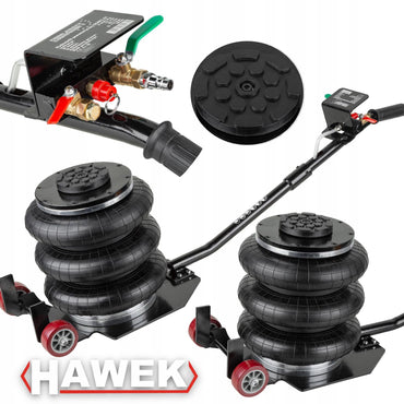 Cric Pneumatic Tip Balon HAWEK HW-1012 – 3,5 Tone / 3 Perne de Aer