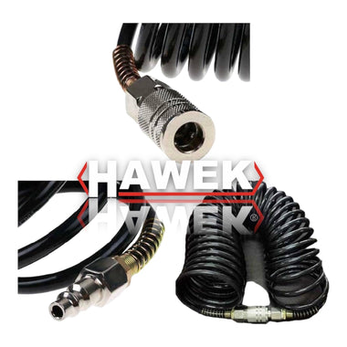 Furtun Spiralat din Poliuretan cu Cuplaje Rapide – HAWEK