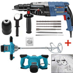 Set Promoțional German WerkBull – Ciocan Roto-percutor 1600W + Mixer pentru Beton 2400W