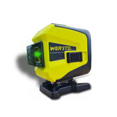 Nivelă laser automată 3D 360° + trepied + 2 baterii Li-Ion