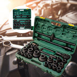 Chei tubulare pentru camioane – Set profesional 26 piese, 3/4" & 1", 21–65 mm