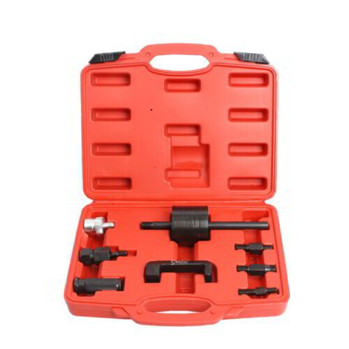 Set extractor injectoare Common Rail cu ciocan invers și adaptoare – 8 piese, StahlMayer