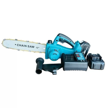 Ferăstrău cu lanț fără fir KraftRoyal Germany 2x36V 8Ah – cu două baterii + CADOU: lanț de rezervă