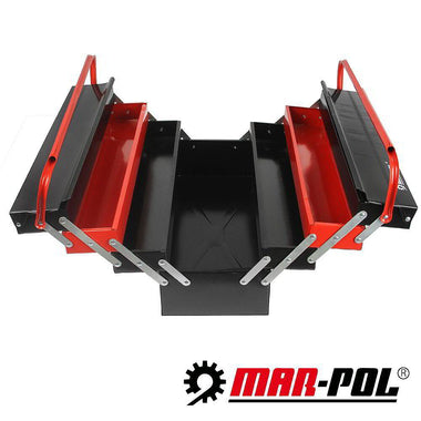Cutie Metalică pentru Unelte Tip Acordeon cu 4 Nivele – MAR-POL Poland®