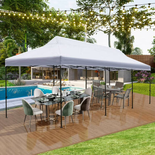 Pavilion Pliabil de Grădină 3x6m | Cort Pop-Up Impermeabil
