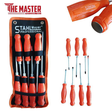 Set șurubelnițe de impact 7 piese – StahlMayer (Cr-V, vârf magnetic)