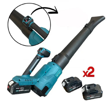 Suflantă cu acumulator KraftRoyal 36V / 8Ah cu afișaj digital, 2 baterii și încărcător inclus